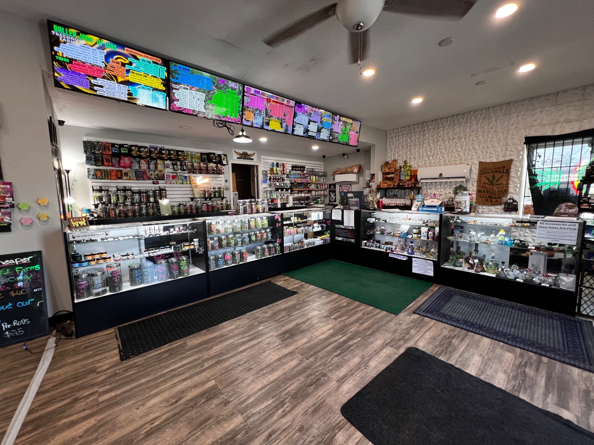 Inside Holy Smokes Dispensary in Ponca City